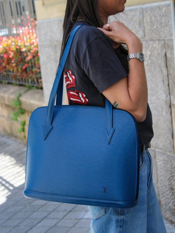 Borsa Louis Vuitton Lussac in pelle Epi