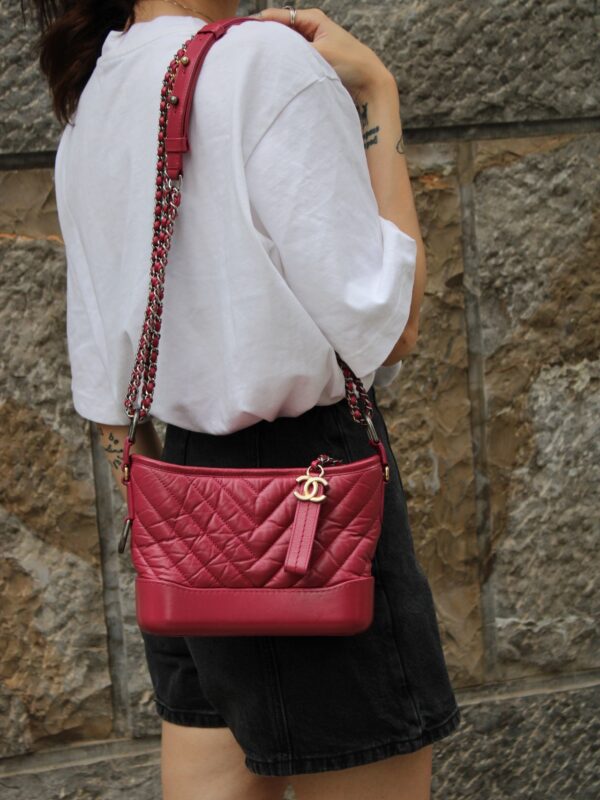 Borsa Chanel Gabrielle Chevron Small