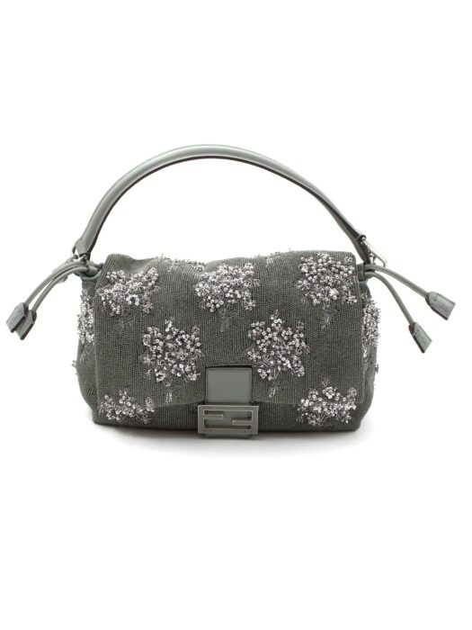Borsa Fendi Mama Baguette Medium FLower Bouquet