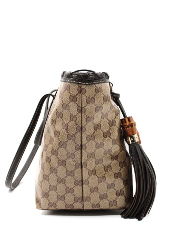 Borsa Gucci Bamboo in tela Crystal
