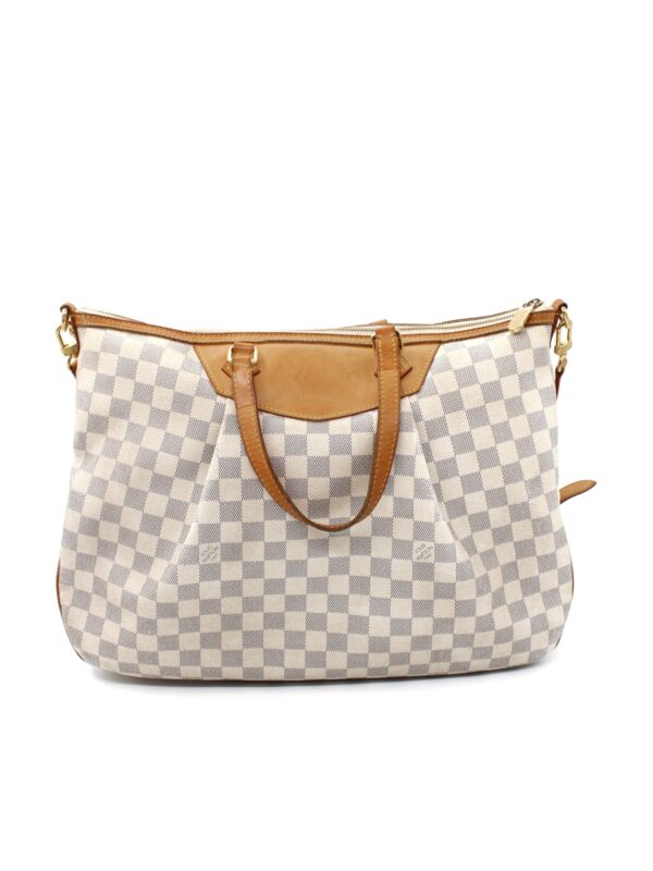 Borsa Louis Vuitton Siracusa GM in damier azur