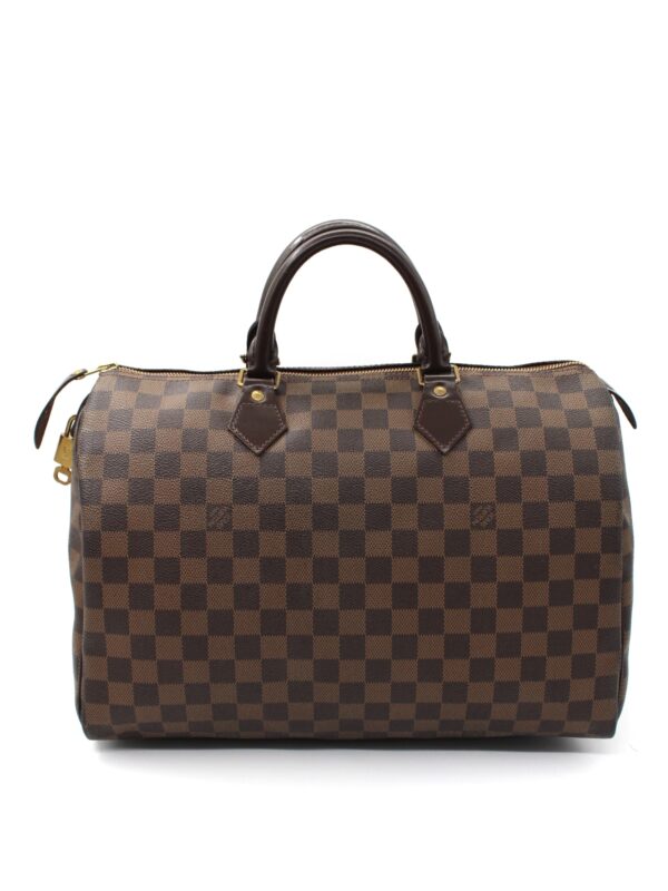 Borsa Louis Vuitton Speedy 35 in damier ebene