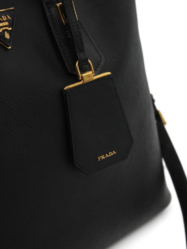 Borsa Prada Double in pelle nera