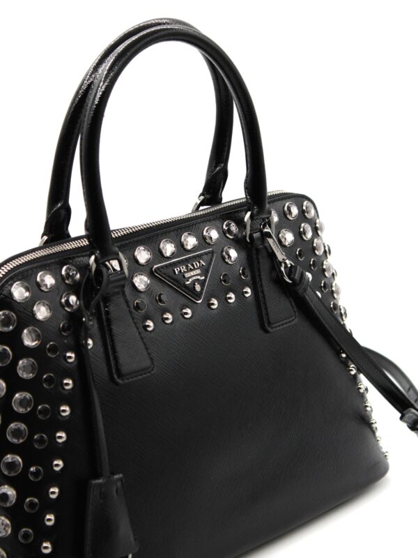 Borsa Prada Pyramid in pelle saffiano