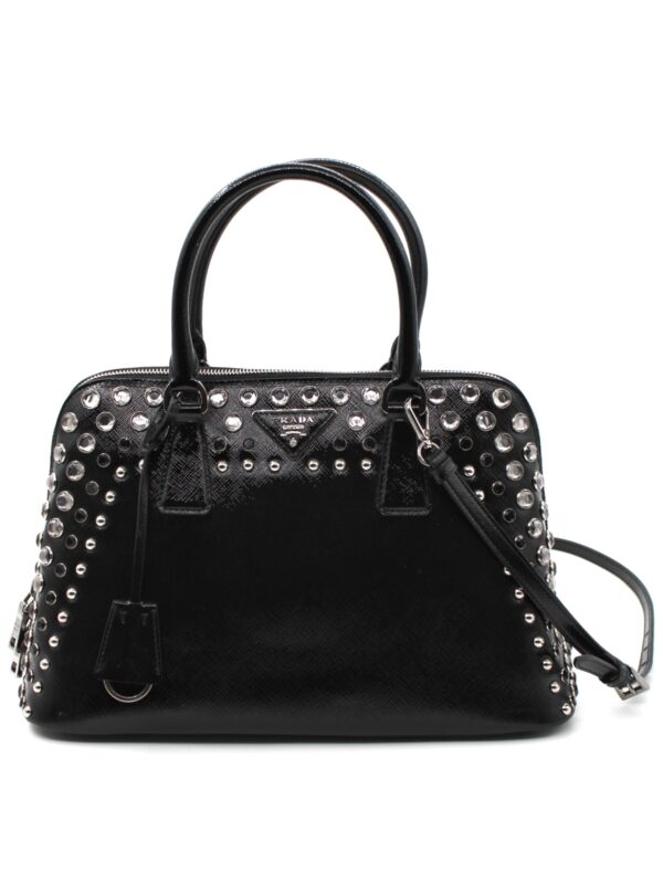 Borsa Prada Pyramid in pelle saffiano