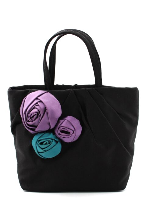 Borsa Prada in tela vela con Rose