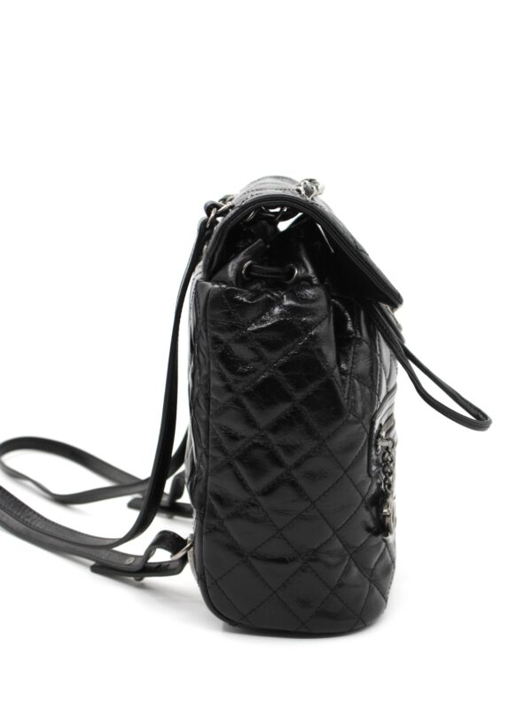 Zaino Chanel in pelle nero Matelassé