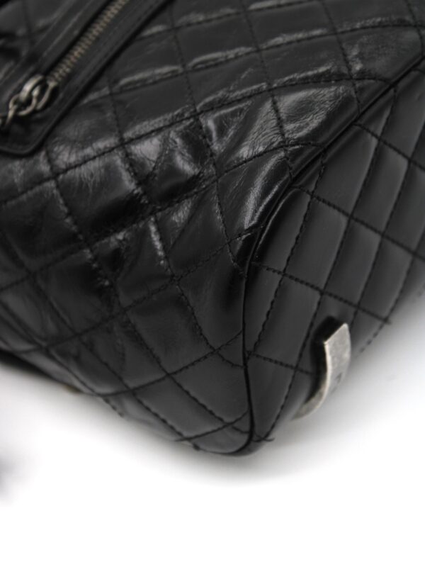 Zaino Chanel in pelle nero Matelassé