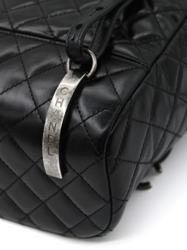 Zaino Chanel in pelle nero Matelassé