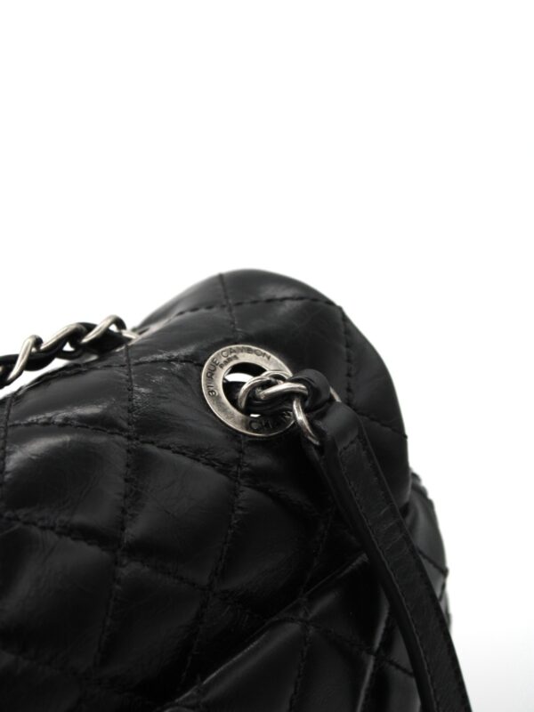 Zaino Chanel in pelle nero Matelassé