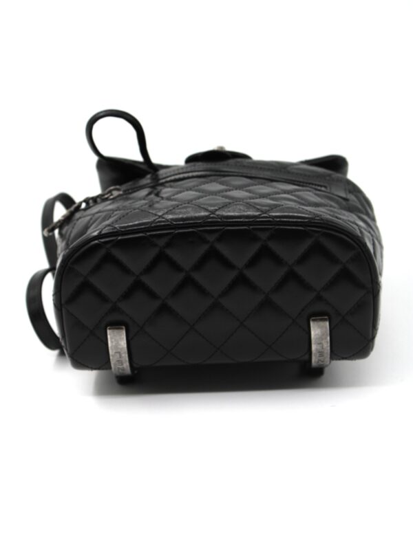 Zaino Chanel in pelle nero Matelassé