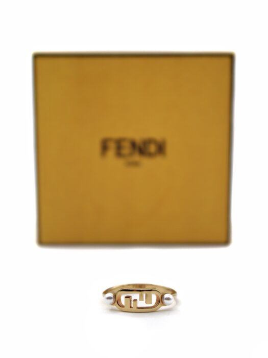 Anello Fendi O’Clock Pearl Gold