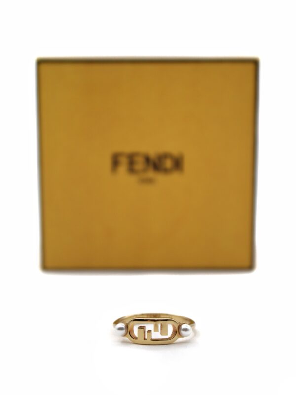 Anello Fendi O’Clock Pearl Gold