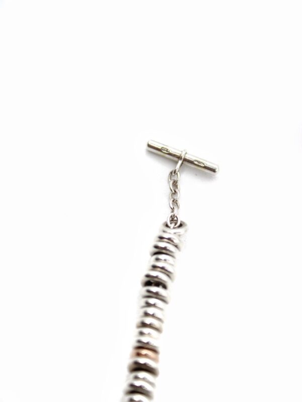 Bracciale Dodo Rondelle Argento e Oro Rosa