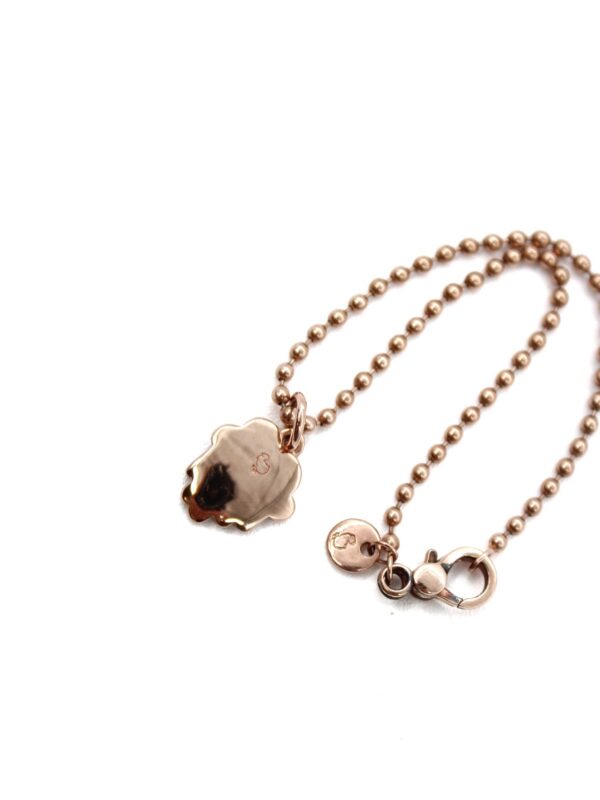 Bracciale Dodo Bollicine Oro Rosa Con Charm Arcobaleno