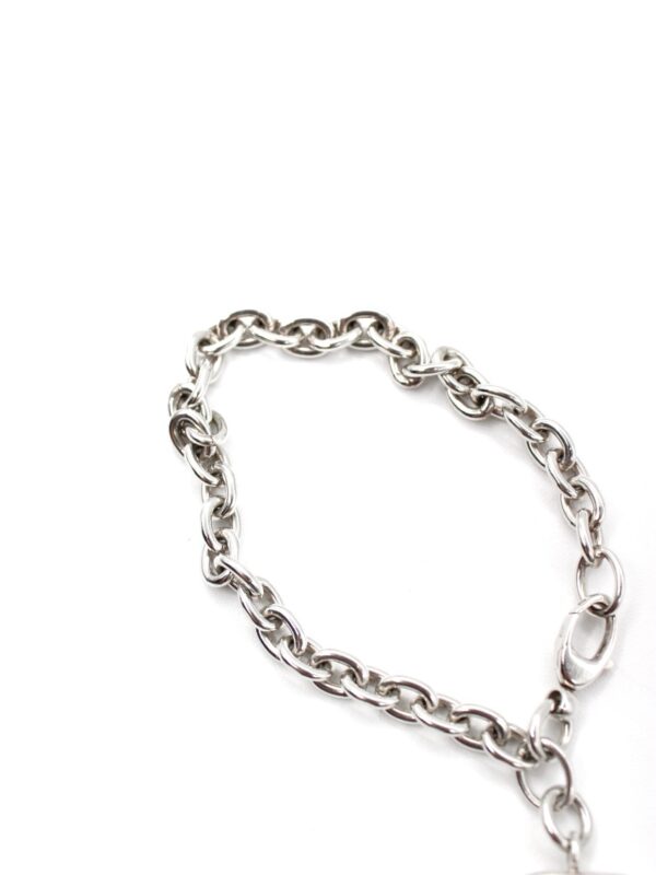 Bracciale Gucci Con Ciondolo GG Argento