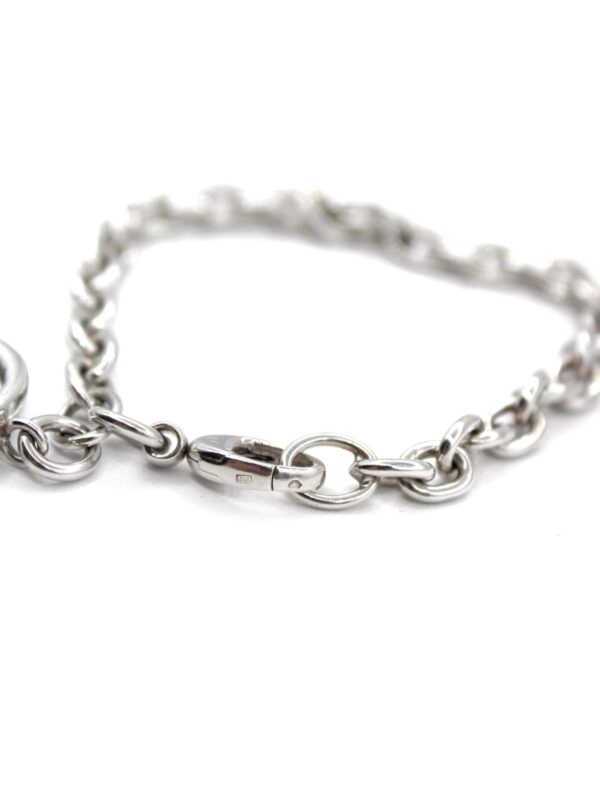 Bracciale Gucci Con Ciondolo GG Argento