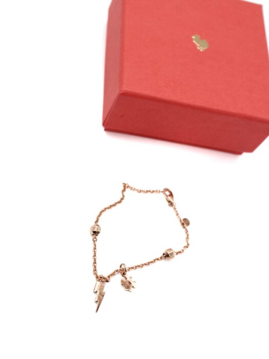 Bracciale DoDo Essentials In Oro Rosa Con Stopper e Charm