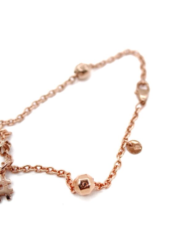Bracciale DoDo Essentials In Oro Rosa Con Stopper e Charm
