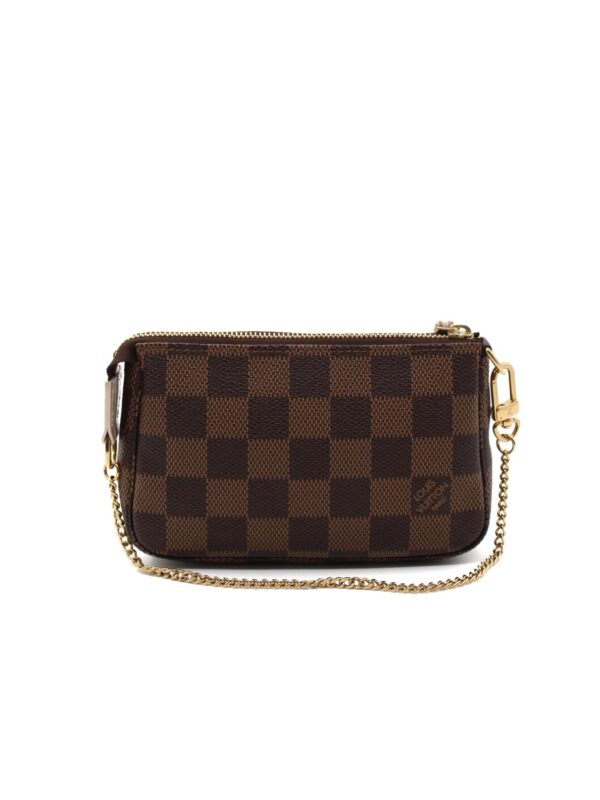 Pochette Mini Accessoires Louis Vuitton Trunks And Locks  In Damier Ebene