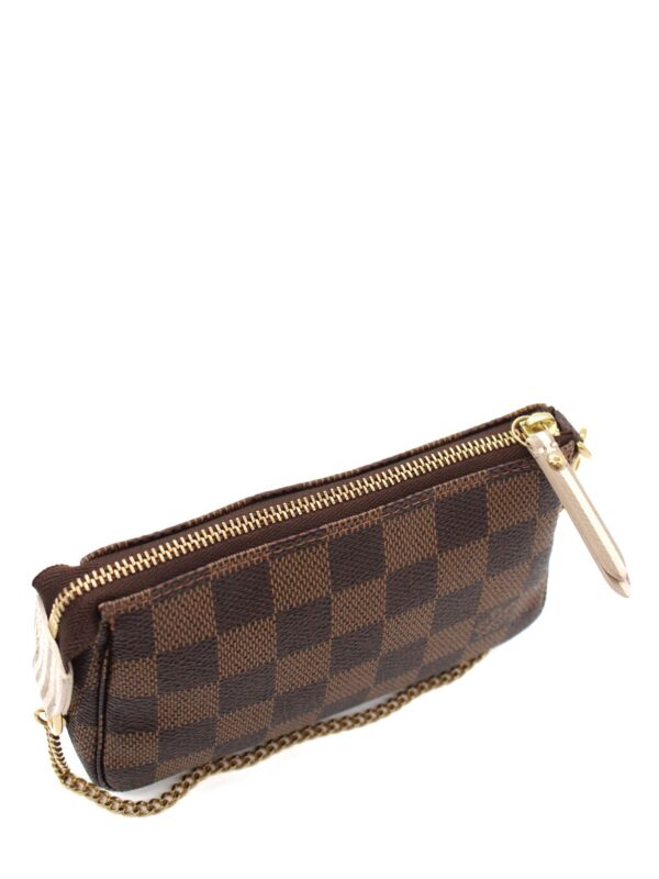 Pochette Mini Accessoires Louis Vuitton Trunks And Locks  In Damier Ebene
