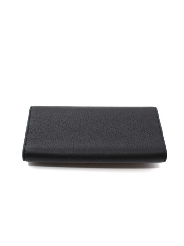 Portafoglio Gucci G Interlocking In Pelle Nera
