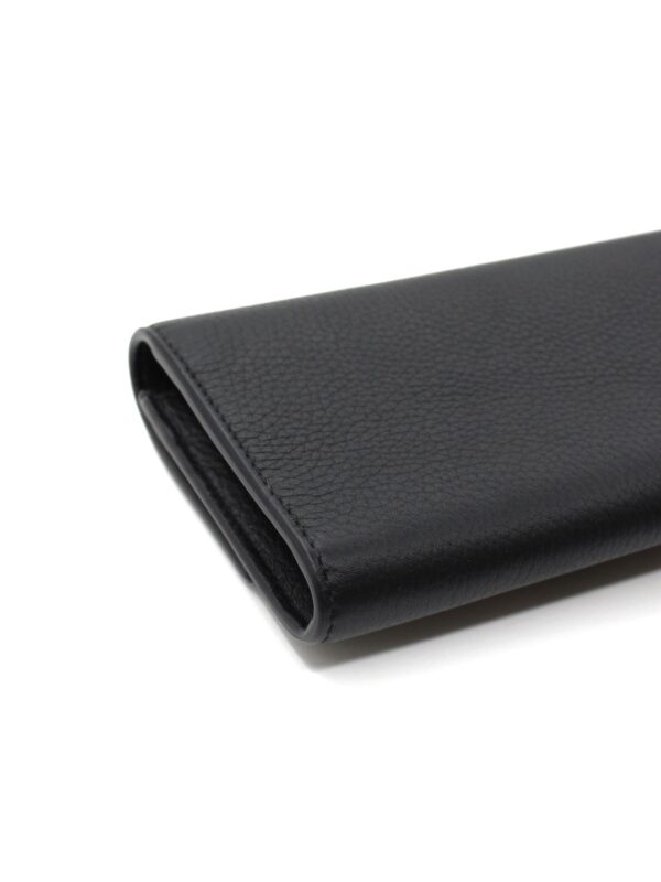 Portafoglio Gucci G Interlocking In Pelle Nera