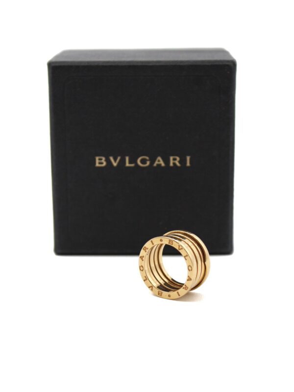Anello Bulgari Bzero1 4 Fasce Oro Giallo