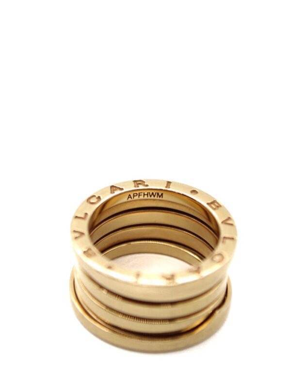 Anello Bulgari Bzero1 4 Fasce Oro Giallo