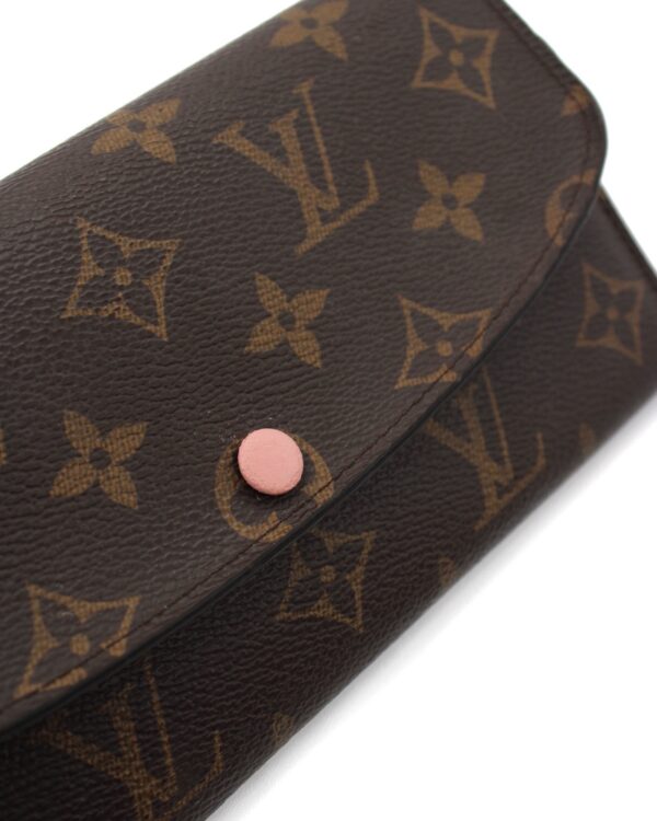 Portafoglio Louis Vuitton Emilie Monogram Rosa