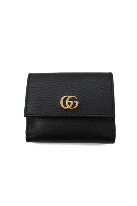 Portafoglio Gucci Marmont GG In Pelle Nera