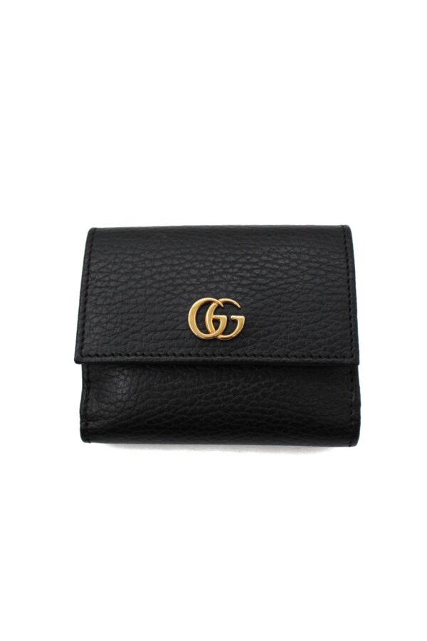 Portafoglio Gucci Marmont GG In Pelle Nera
