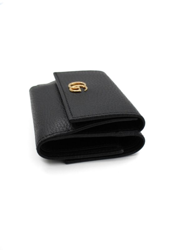 Portafoglio Gucci Marmont GG In Pelle Nera