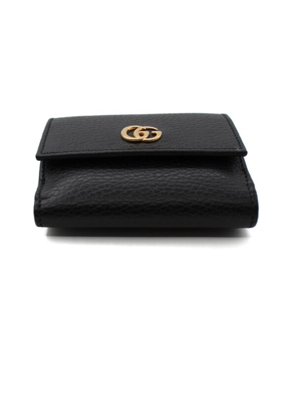 Portafoglio Gucci Marmont GG In Pelle Nera