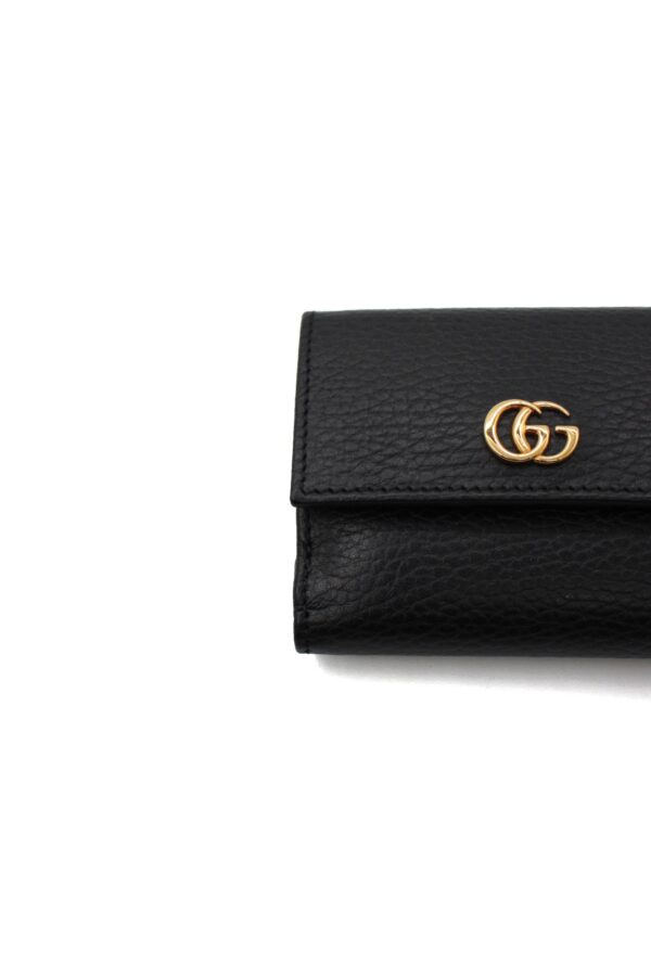 Portafoglio Gucci Marmont GG In Pelle Nera