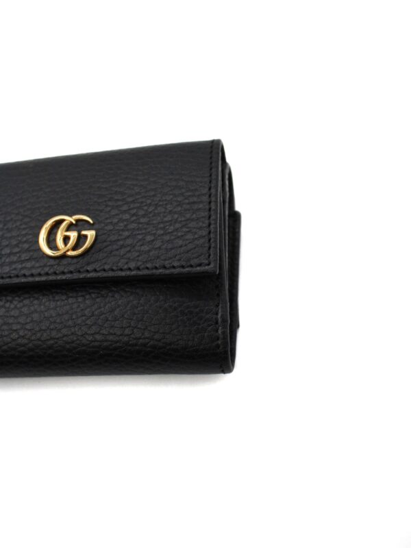 Portafoglio Gucci Marmont GG In Pelle Nera