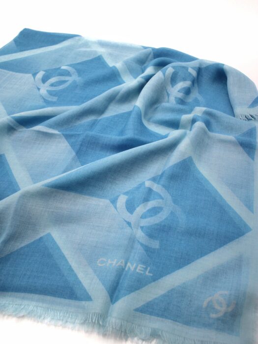 Scialle Chanel CC Lana e Cashmere