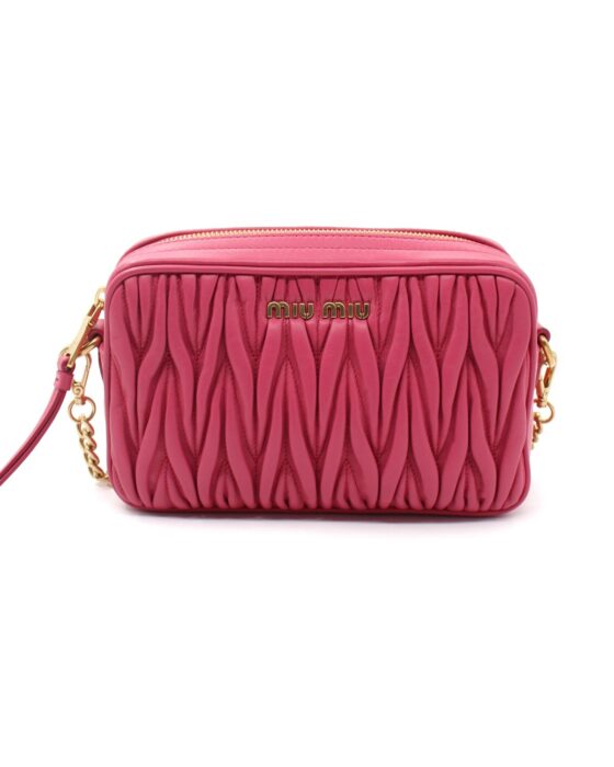 Tracolla Miu Miu Matelassè Magenta