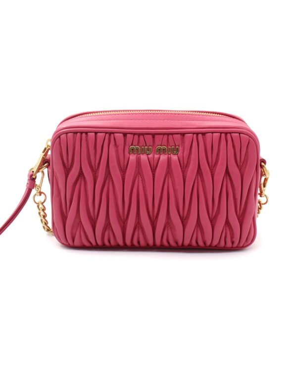 Tracolla Miu Miu Matelassè Magenta
