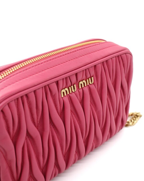 Tracolla Miu Miu Matelassè Magenta