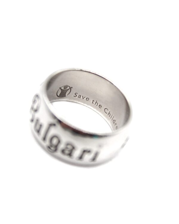 Anello Bulgari Save The Children Argento