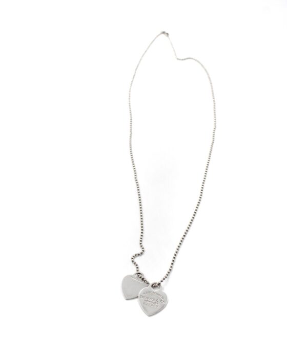Collana Tiffany Lunga Doppio cuore