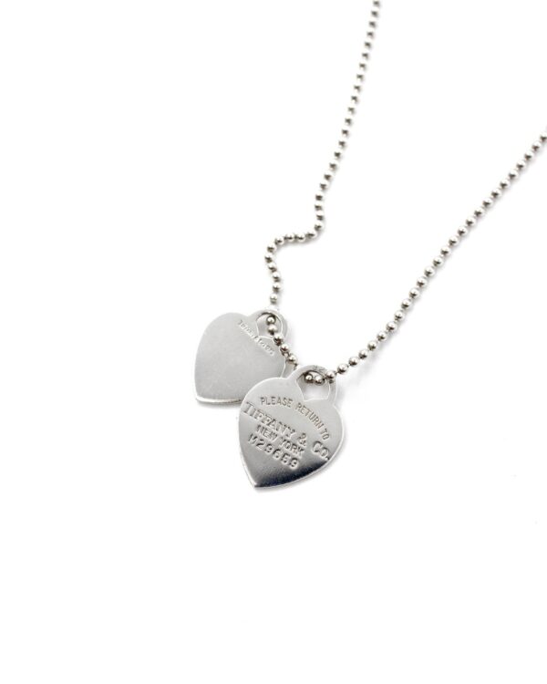 Collana Tiffany Lunga Doppio cuore