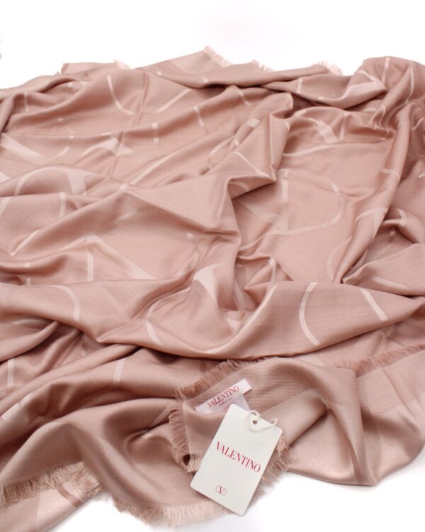 Scialle Valentino Vlogo Rosa Antico