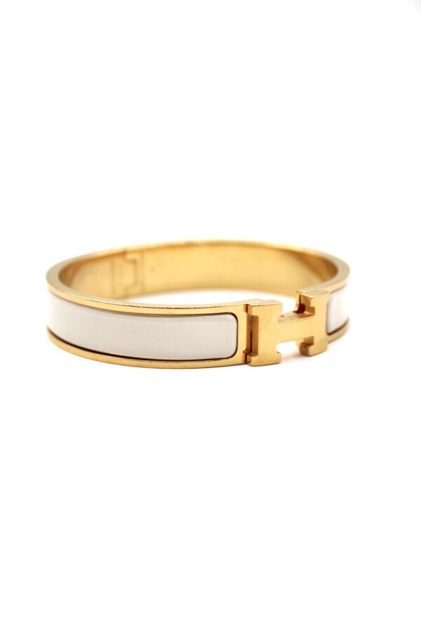Bracciale Hermès Clic H Bianco
