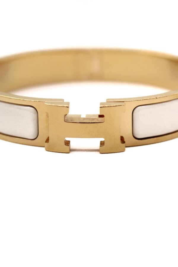 Bracciale Hermès Clic H Bianco