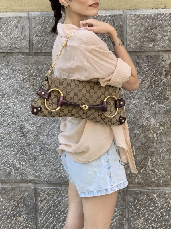 Borsa Gucci Horsebit GG