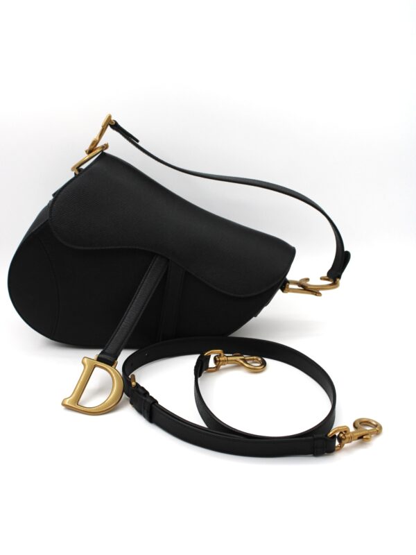 Privato: Borsa Dior Saddle in pelle nera