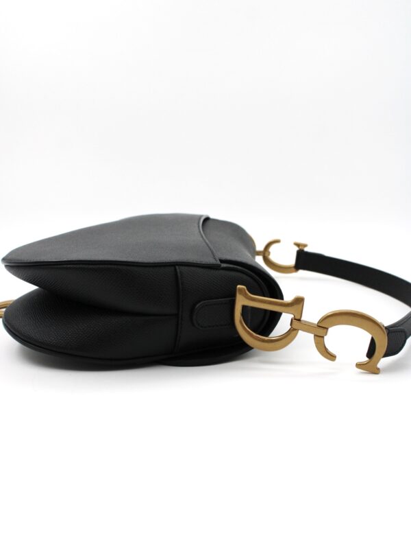 Privato: Borsa Dior Saddle in pelle nera