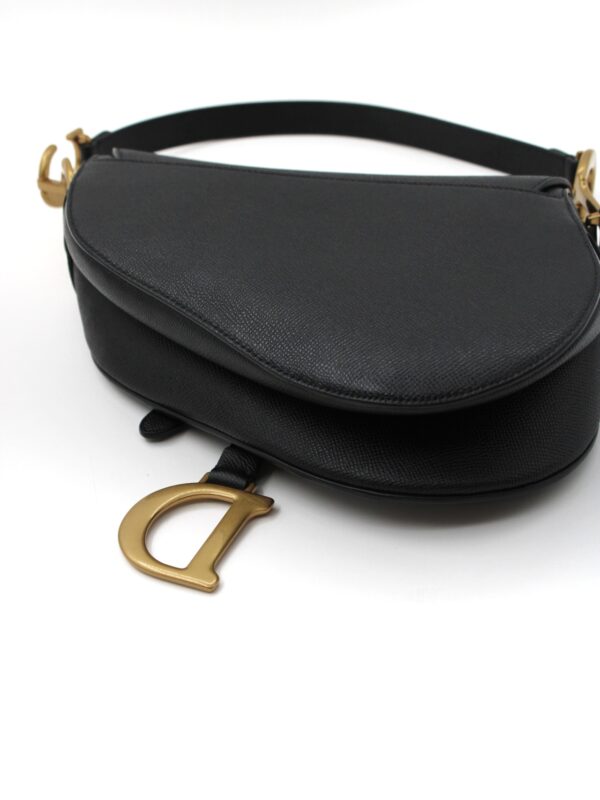 Privato: Borsa Dior Saddle in pelle nera